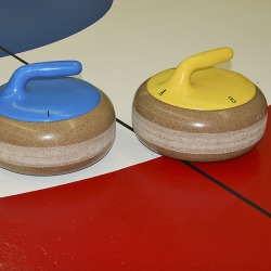 Junior CherryRocks curling stones (small size) with handles