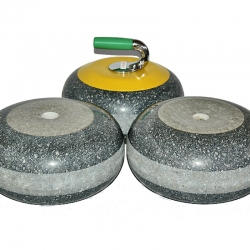 Open-Air curling-stones new Trefor Granit with inserts